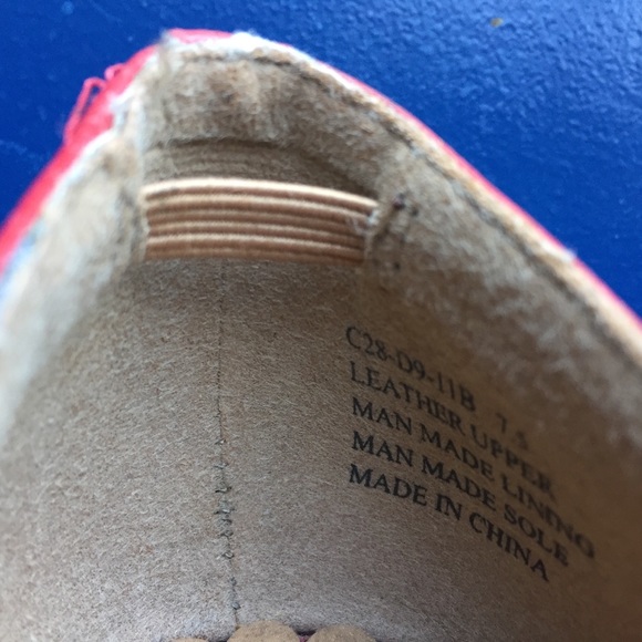 Brand new Miz Mooz red wedge heels. - Picture 11 of 13